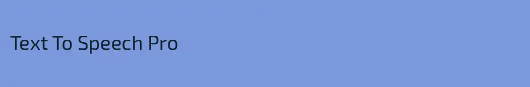 Text To Speech Pro